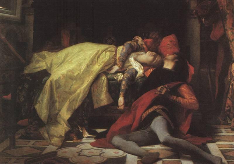 Alexandre Cabanel Der Tod von Francesca da Rimini und Paolo Malatesta oil painting image